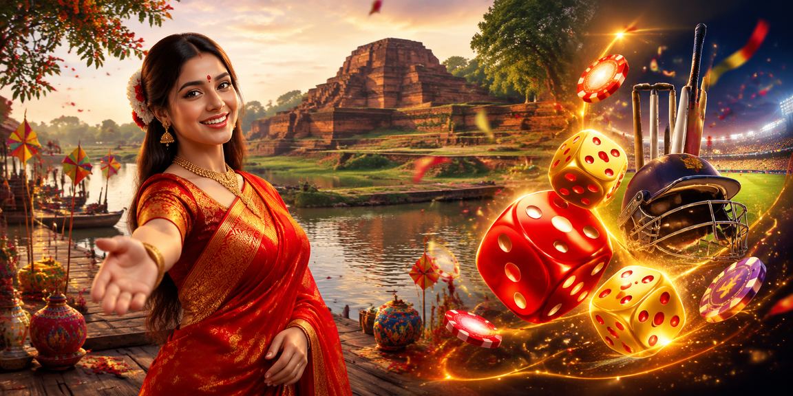 বাংলাদেশে পহেলা বৈশাখ উপলক্ষে ক্রিকেট বেটিং উপভোগ করছেন একজন ব্যবহারকারী